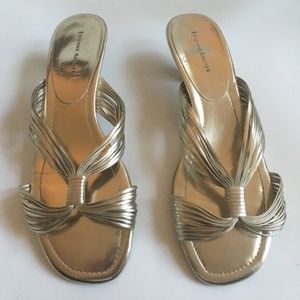 Etienne Aignor silver sandals size 8.5